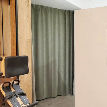 Ambientes Schlafzimmer mit begehbarem Kleiderschrank