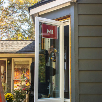 BEFORE - 20+ Window Replacements using MI 1500 Series Vinyl Replacement Windows