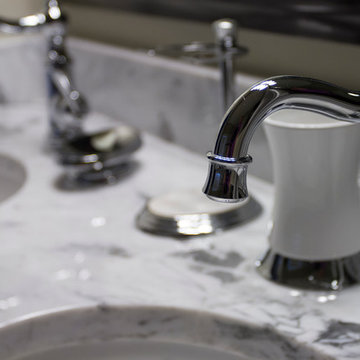 Throwback Vintage Retro Master Bathroom Remodel Cary NC