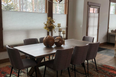 Dining room - transitional dining room idea in Denver