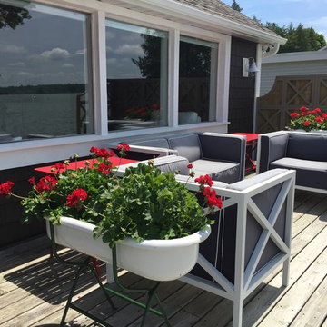 the beach house deck