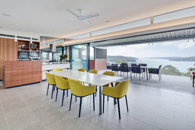 Inspiration for an expansive contemporary dining room in Sydney.