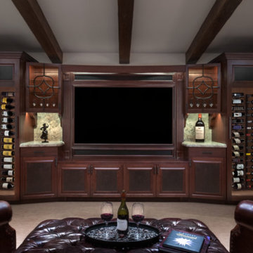 Custom Built In Wine Storage