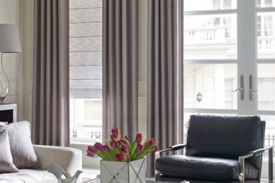 Living room - contemporary living room idea in Las Vegas