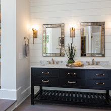 shelving in bathroom