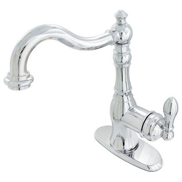 Gourmetier GSY7735ACL Single-Handle Kitchen Faucet, Polished Chrome