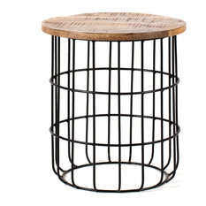 Auxon Designer Cage Side Table