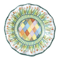Taylor Fluted Rim Luncheon Plate - Poplar Ridge | MacKenzie-Childs - Dinner Plates