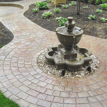 Stamped Concrete- Steps and Walkways
