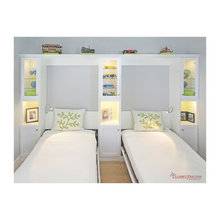 Andrea’s Room Twin Beds Wall Unit