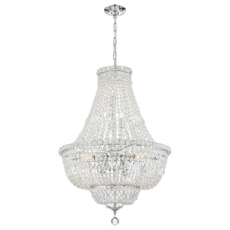 Roslyn 9 Light Chrome Chandelier