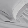 Croscill Sateen Weave 500TC 100% Egyptian Cotton Sheet Set, Gray, Queen