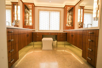Example of a transitional bathroom design in Philadelphia
