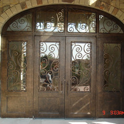 Wrought Iron Exterior Entry Doors - Products