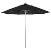 9' Venture Series Patio Umbrella With Sunbrella 1A Black Fabric