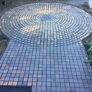 Mittelgroßer Eklektischer Garten hinter dem Haus in San Francisco