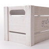 Addie Joy Grateful Home Decorative Wood Storage Crate Set of 3 - White