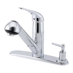 Danze Melrose&trade; Single Handle Pull-Out Kitchen Faucet - Kitchen Faucets
