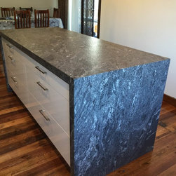 Via Lactea Granite in Granite Finish - Kitchen Countertops