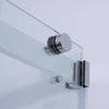 Spezia Double Sliding Frameless Shower Door, Polished Chrome, 60" W X 76" H