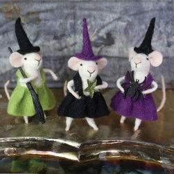 The Weird Sisters Halloween Mice - Holiday Accents And Figurines