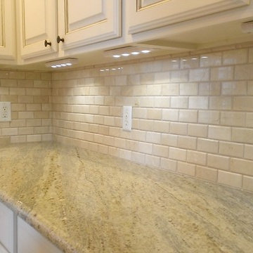 KITCHEN - Backsplash - 2" x 4" Crema Marfil Beveled Subway Tile
