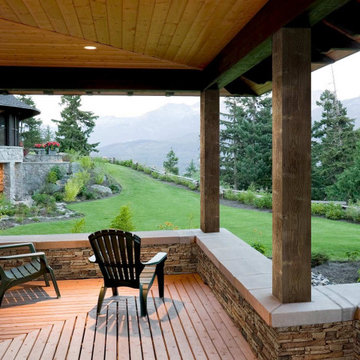 Faux Wood Columns In Porch Design
