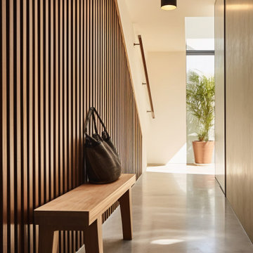 How Can Vertical Slat Panels Help Visually Raise Low Ceilings?