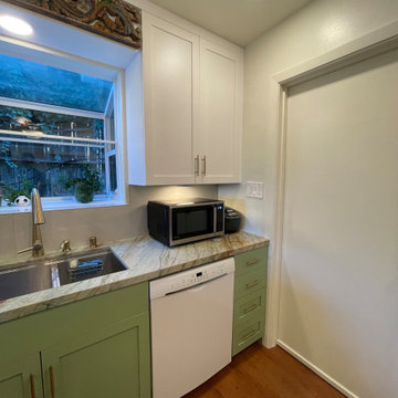 Kitchen Remodel 2024 Oakland/ white and light green
