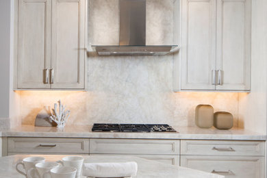 Example of a transitional kitchen design in Other