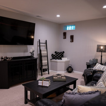 Finished Basement in Oxford, MI