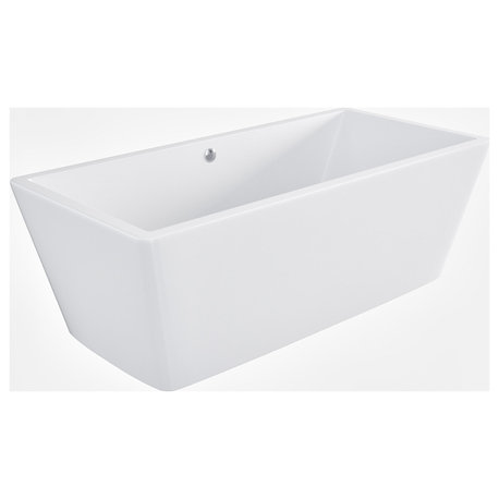 Eviva Rachel Free Standing 67" Acrylic Bathtub