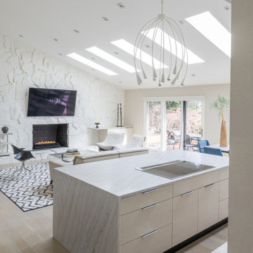 Contemporary with a Neutral Colorway in Potomac, MD