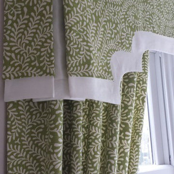 Faux Custom Roman Shade Valance