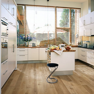 Contemporary ultra-matt wood floors