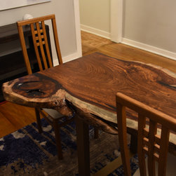 Rosewood Single Slab Table - Dining Tables