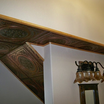 Rustic Knotty Alder Interior woodwork, Stair casing