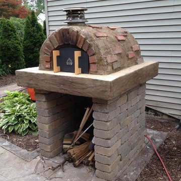 The Fisher Family Wood Fired Brick Pizza Oven in Ohio