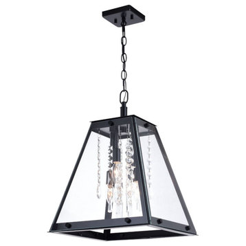 Vaxcel P0323 Tremont 4-Light Pendant in Industrial and Lantern Style 20.25 Inche