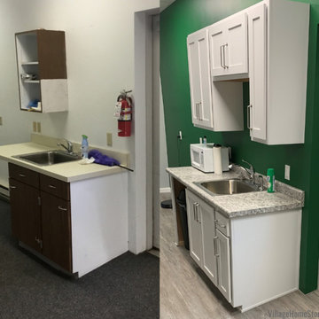 Farm Business Farm Management Office Remodel with Vinyl Plank
