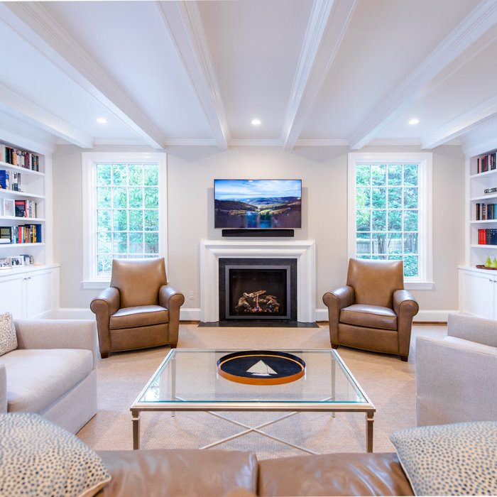 Plenty of seating and natural light make this Family Room a pleasure to relax in.