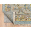 Light Gray, Oushak Design Pure Wool Hand Knotted Oversized Rug, 12'0"x18'0"