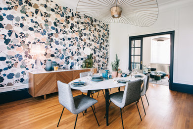 Photo of a contemporary dining room in Nancy.