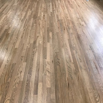Red Oak - Custom stained with three color blend