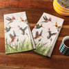 Meadow Buzz Hummingbirds Dish Towel Set, Vicki Sawyer Art, Set of 2