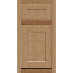 Brentwood Quartersawn Oak Cappuccino Cabinets - Kitchen Cabinetry