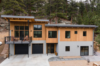 Modern exterior home idea in Denver