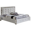 Coco White Platform Storage Bed - ESF Furniture, King