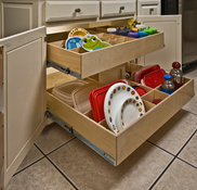 Corner Pantry Pull Out Shelves - Atlanta - by ShelfGenie National, Houzz