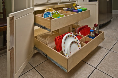 Pull Out Shelves with Cubbies